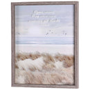 Dicksons Rejoice Pray Give Thanks 1 Thessalonians 5:16-18 Grey Wash Wood and Glass Shadowbox Style Hanging Wall Art 21 x 17 Inch
