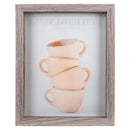 Dicksons Cup Runneth Over Cream and Orange 9 x 11 Inch MDF Decorative Wall Plaque