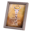 Dicksons Stand Tall In The Faith 1 Corinthians 16:13 Grey Wash Wood and Glass Shadowbox Style Hanging Wall Art 11 x 9 Inch