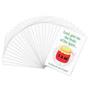 Dicksons Fruits of The Spirit Red and White 2 x 3 Inch Itty Bitty Bookmark Pack of 24