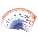 Dicksons God Bless America Red, White, and Blue 2 x 3 Inch Itty Bitty Bookmark Pack of 24