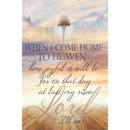 Dicksons Itty Bitty When I Come Home to Heaven Decorative Customizable Multicolor 4 x 2 Paper Card, Pack of 24