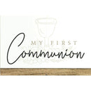 Dicksons Itty Bitty My First Communion Decorative Customizable Strengthen Life White 6 x 2 Paper Card, Pack of 24