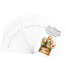 Dicksons Give Thanks for Burdens and Blessings Tulips 3 x 2 Paper Itty Bitty Bookmark Pack of 24
