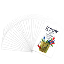Dicksons Grow in Grace Floral Bucket 3 x 2 Paper Itty Bitty Bookmark Pack of 24
