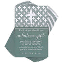 Dicksons Serve Others Green and White 3 x 2 Inch Paper Itty Bitty Place Keeper Bookmark Pack of 24