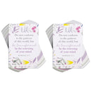 Do Not Conform Be Transformed - Romans 12:2-3 x 2 Inch Cardstock Itty Bitty Blessings Bookmark; Pack of 24