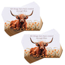 Dicksons All Things Have Been Created Colossians 1:16 3 x 2 Inch Brown and White Cardstock Paper Pocketcard Bookmark Set of 24