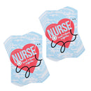 Dicksons Nurse Heal Love Inspire 3 x 2 Inch Blue and Red Cardstock Paper Pocketcard Bookmark Set of 24