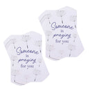 Dicksons Someone is Praying for James 5:16 3 x 2 Inch White Cardstock Paper Pocketcard Bookmark Set of 24