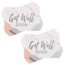 Dicksons Get Well Soon Jeremiah 17:14 3 x 2 Inch Grey Cardstock Paper Pocketcard Bookmark Set of 24
