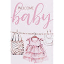 Dicksons Itty Bitty Blessing Card Bookmark 2 x 3 Inch Paper Welcome Baby Girl Pack of 24