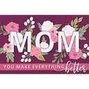 Dicksons Itty Bitty Blessing Card Bookmark 2 x 3 Inch Paper Mom Makes Everything Better Pack of 24