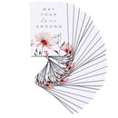 Dicksons Christian Itty Bitty Blessing Card Mini Encouragement Handout Bookmark 2 x 3 Inch Paper May Your Love Abound Pack of 24