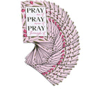 Dicksons Christian Itty Bitty Blessing Card Mini Encouragement Handout Bookmark 2 x 3 Inch Paper Pray On Over Through It Pack of 24