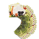 Dicksons Christian Itty Bitty Blessing Card Mini Encouragement Handout Bookmark 2 x 3 Inch Paper Safari God Saw Everything Pack of 24