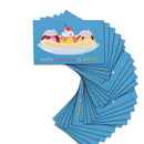 Dicksons Christian Itty Bitty Blessing Card Mini Encouragement Handout Bookmark 2 x 3 Inch Paper Ice Cream Hope Your Day is Sweet Pack of 24