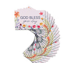 Dicksons Christian Itty Bitty Blessing Card Mini Encouragement Handout Bookmark 2 x 3 Inch Paper God Bless Your Day Pack of 24