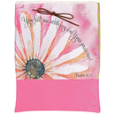 Dicksons Bible Journal Cover Sleeve with Tie Closure 8 x 10.75 Inch Fabric with Vinyl Bottom You Fill Me with Joy