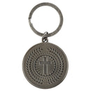 Dicksons For I Know The Plans I Have For You Leaf Design Engraved Pewter Finish Pewter 2.5 x 1.75 Metal Keyring Keytag