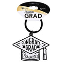 Dicksons Decorative Christian Keyring Graduation Keychain for Handbag, Car Keys, or Bag Charm 2.5 x 1.5 Inch Zinc Alloy Congrats Grad Psalm 20:4
