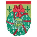 Dicksons Magnolia Garden Outdoor Flag Decoration For Garden, Yard, Or Walkway Large 29 x 42, Weather Resistant Polyester, Christmas Wreath