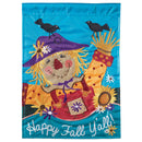 Dicksons Magnolia Garden Outdoor Flag Decoration For Garden, Yard, Or Walkway Large 29 x 42, Weather Resistant Polyester, Scarecrow Happy Fall Y'all