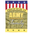 Dicksons Proud to Be Army Family Green 29 x 42 Polyester Garden Flag
