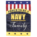 Dicksons Proud To Be A Navy Family 29 x 42 Polyester Garden Flag