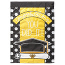 Magnolia Garden Congratulations You Did It Graduation 29 x 42 Inch Polyester Garden Flag