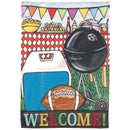 Magnolia Garden Welcome Backyard BBQ 29 x 42 Inch Polyester Garden Flag