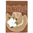 Magnolia Garden Sweet Southern Home Magnolia Texas Hat 29 x 42 Inch Polyester Garden Flag