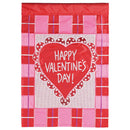 Dicksons Magnolia Garden Outdoor Flag Decoration For Garden, Yard, Or Walkway Large 29 x 42, Weather Resistant Polyester, Happy Valentine's Day