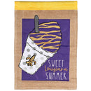 Dicksons Magnolia Garden Sweet Louisiana Summer Slushie Purple 42 x 29 Polyester Outdoor Garden Flag