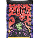 Dicksons Magnolia Garden Outdoor Flag Decoration For Garden, Yard, Or Walkway Large 29 x 42, Weather Resistant Polyester, The Witch is in