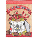 Dicksons Magnolia Garden Outdoor Flag Decoration For Garden, Yard, Or Walkway Large 29 x 42, Weather Resistant Polyester, Let the Good Times Boil