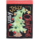 Dicksons Magnolia Garden Outdoor Flag Decoration For Garden, Yard, Or Walkway Large 29 x 42, Weather Resistant Polyester, Holly Jolly Christmas