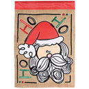 Dicksons Christmas Garden Flag, Outdoor Holiday Decoration, Double-Sided Seasonal Yard Banner Large 29 x 42 Inch Polyester Burlap Ho Ho Ho Whimsical Santa