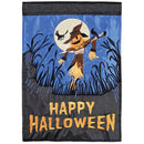 Dicksons Halloween Garden Flag, Outdoor Fall Decoration, Double-Sided Seasonal Yard Banner Large 29 x 42 Inch Polyester Scarecrow in Cornfield