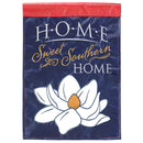 Magnolia Garden Home Sweet Southern Home 13 x 19 Blue Polyester Outdoor Hanging Flag