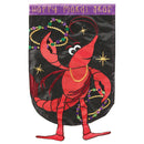 Magnolia Garden Mardi Gras Crawfish Legs 13 x 19 Black Polyester Outdoor Hanging Flag