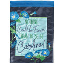 Magnolia Garden Nothing Finer than Carolina 13 x 19 Blue Polyester Outdoor Hanging Flag