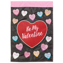 Magnolia Garden Be My Valentine Sweet Hearts 13 x 18 Inch Polyester Garden Flag