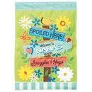 Magnolia Garden Spoiled Here Nana's House Signpost 13 x 18 Inch Polyester Garden Flag