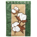 Magnolia Garden Welcome Cotton Buds 13 x 18 Inch Polyester Garden Flag