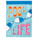 Magnolia Garden Pool Life Floaties 13 x 18 Inch Polyester Garden Flag