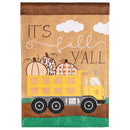 Magnolia Garden It's Fall Y'all Dump Truck Pumpkins 13 x 18 Inch Polyester Garden Flag