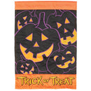 Magnolia Garden Trick or Treat Jack-O-Lantern 13 x 18 Inch Polyester Garden Flag