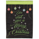 Magnolia Garden Wish You A Merry Christmas Ornaments 13 x 18 Inch Polyester Garden Flag