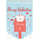 Magnolia Garden Be My Valentine Mailbox 13 x 18 Inch Polyester Garden Flag